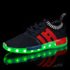 Classic style deepblue LED shoes