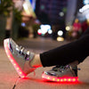 Kids pink LED shoes