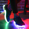 Classic style deepblue LED shoes