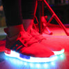 Classic style red LED shoes