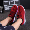 A-Yeezy style red kids LED shoes