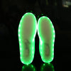 Low top white LED shoes