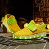 Coconut orange kids LED shoes