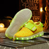 Coconut orange kids LED shoes