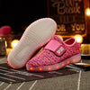 Coconut pink kids LED shoes