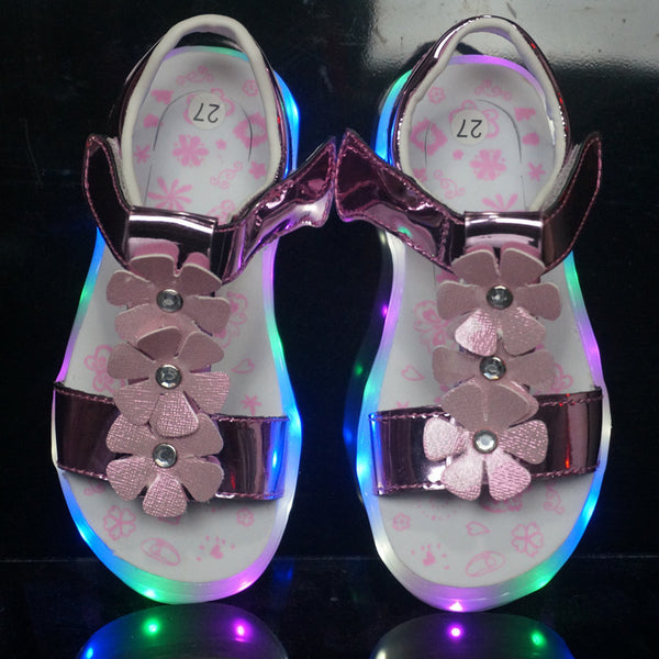 Sandals kids LED shoes