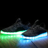 A-Yeezy style black LED shoes