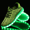 A-Yeezy style green LED shoes