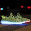 A-Yeezy style green LED shoes