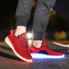 A-Yeezy style red LED shoes