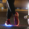 A-Yeezy style red LED shoes