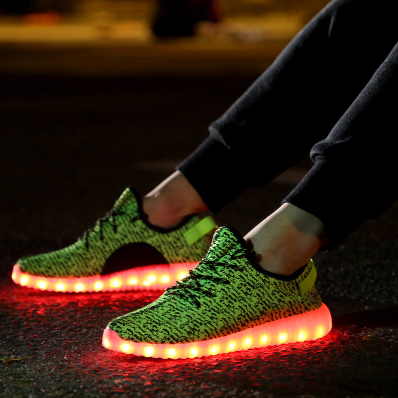 A-Yeezy style gray LED shoes LED shoes store A-Yeezy style gray LED shoes LED shoes store
